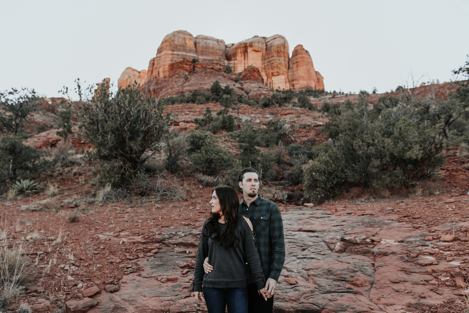 Couples Engagement Photographer, Adventure Engagement Session in Sedona, Arizona