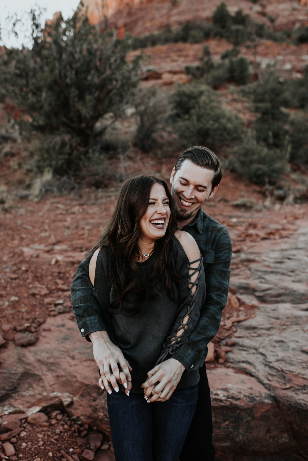 Couples Engagement Photographer, Adventure Engagement Session in Sedona, Arizona