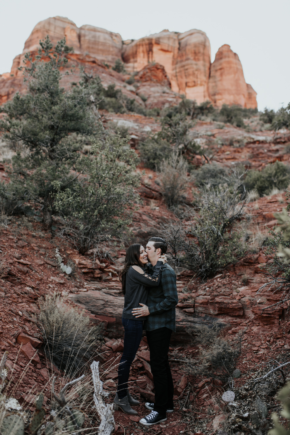 Couples Engagement Photographer, Adventure Engagement Session in Sedona, Arizona