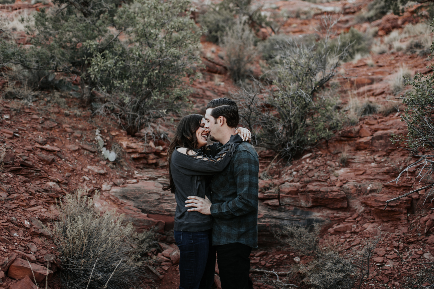 Couples Engagement Photographer, Adventure Engagement Session in Sedona, Arizona