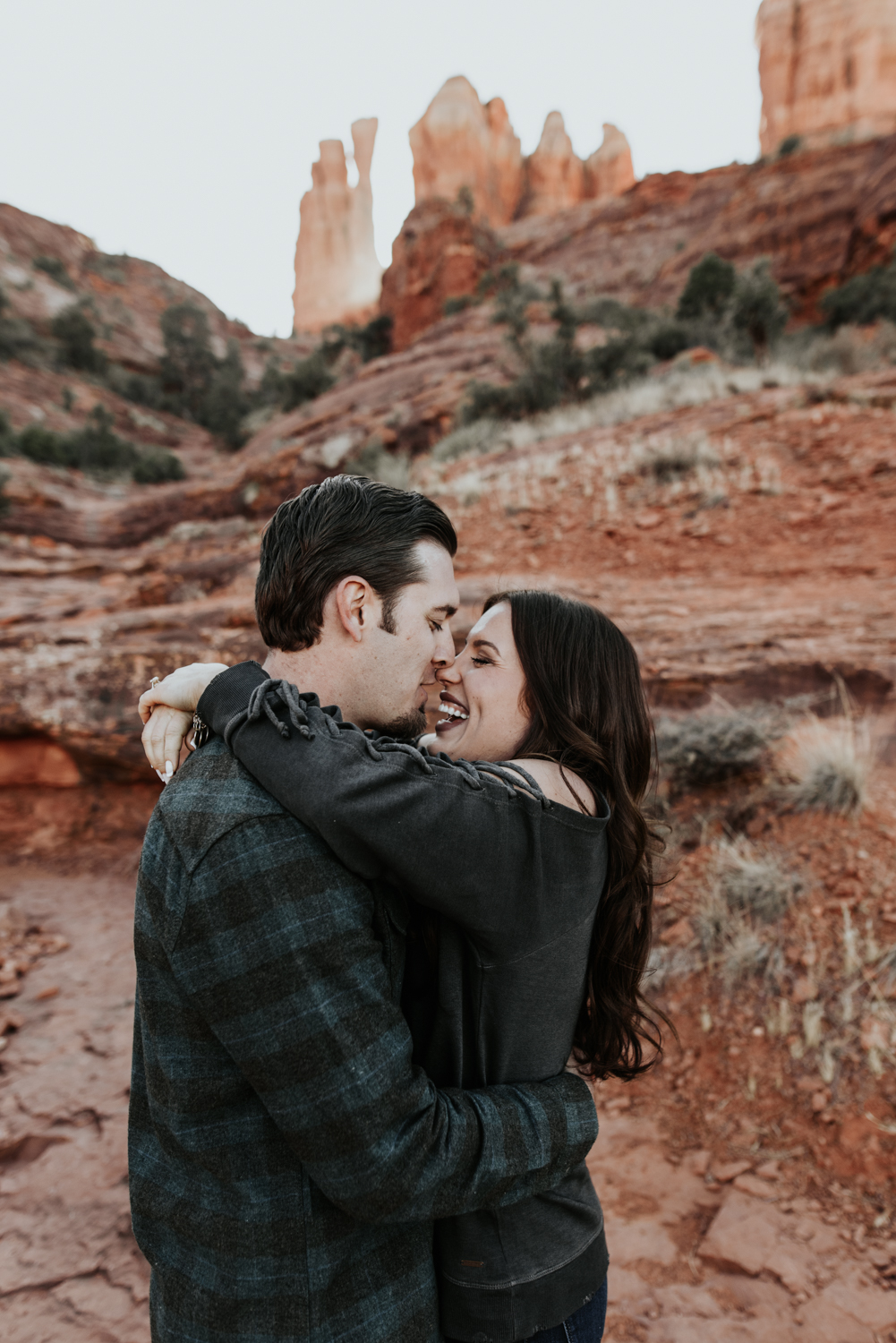 Couples Engagement Photographer, Adventure Engagement Session in Sedona, Arizona