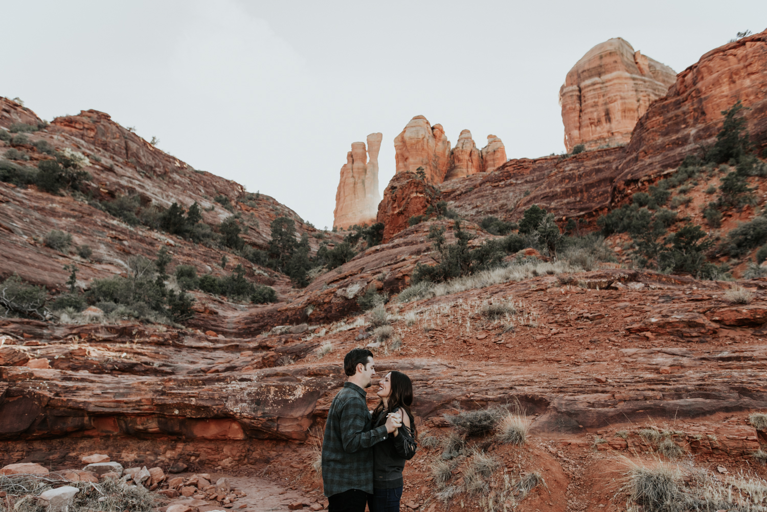 Couples Engagement Photographer, Adventure Engagement Session in Sedona, Arizona