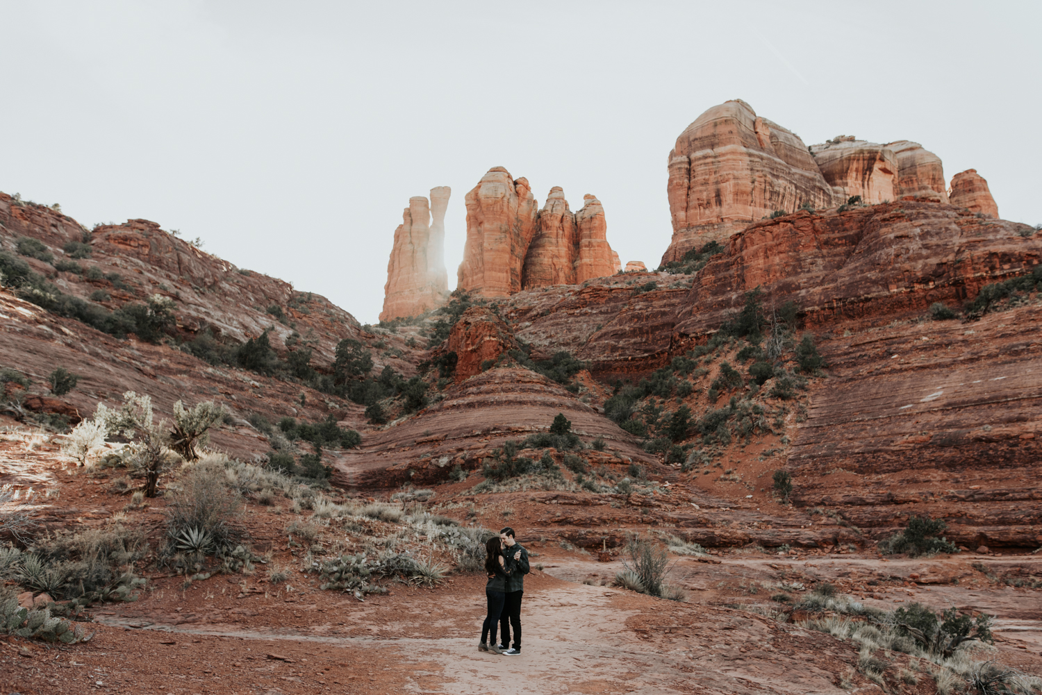 Couples Engagement Photographer, Adventure Engagement Session in Sedona, Arizona