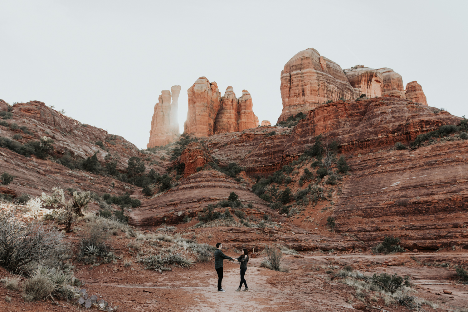 Couples Engagement Photographer, Adventure Engagement Session in Sedona, Arizona