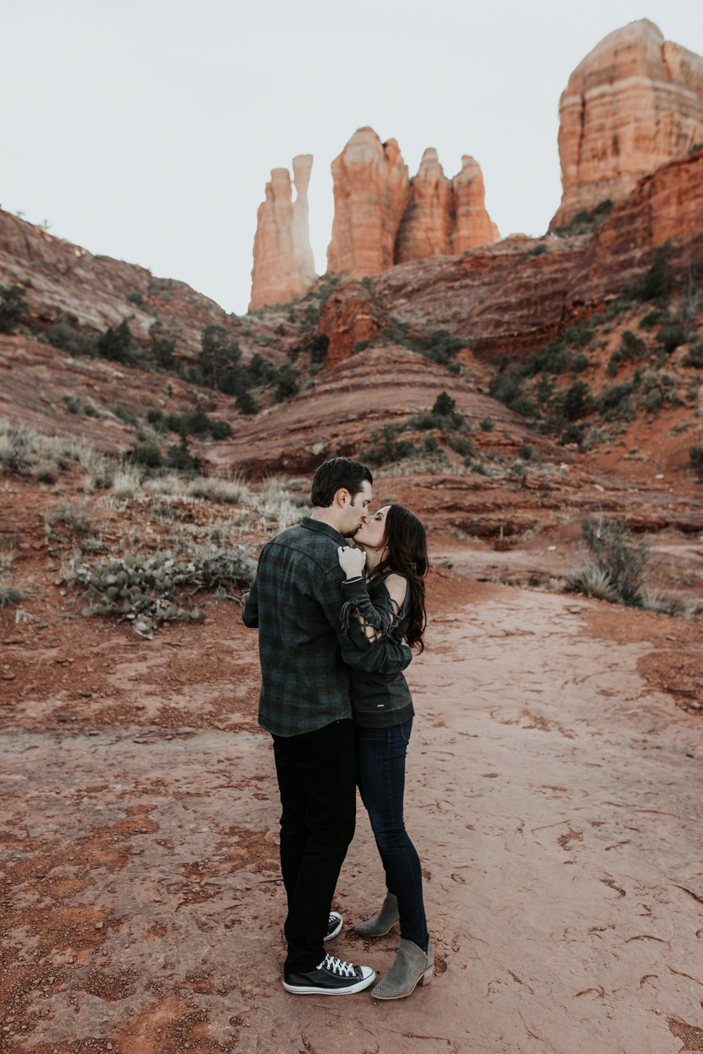 Couples Engagement Photographer, Adventure Engagement Session in Sedona, Arizona