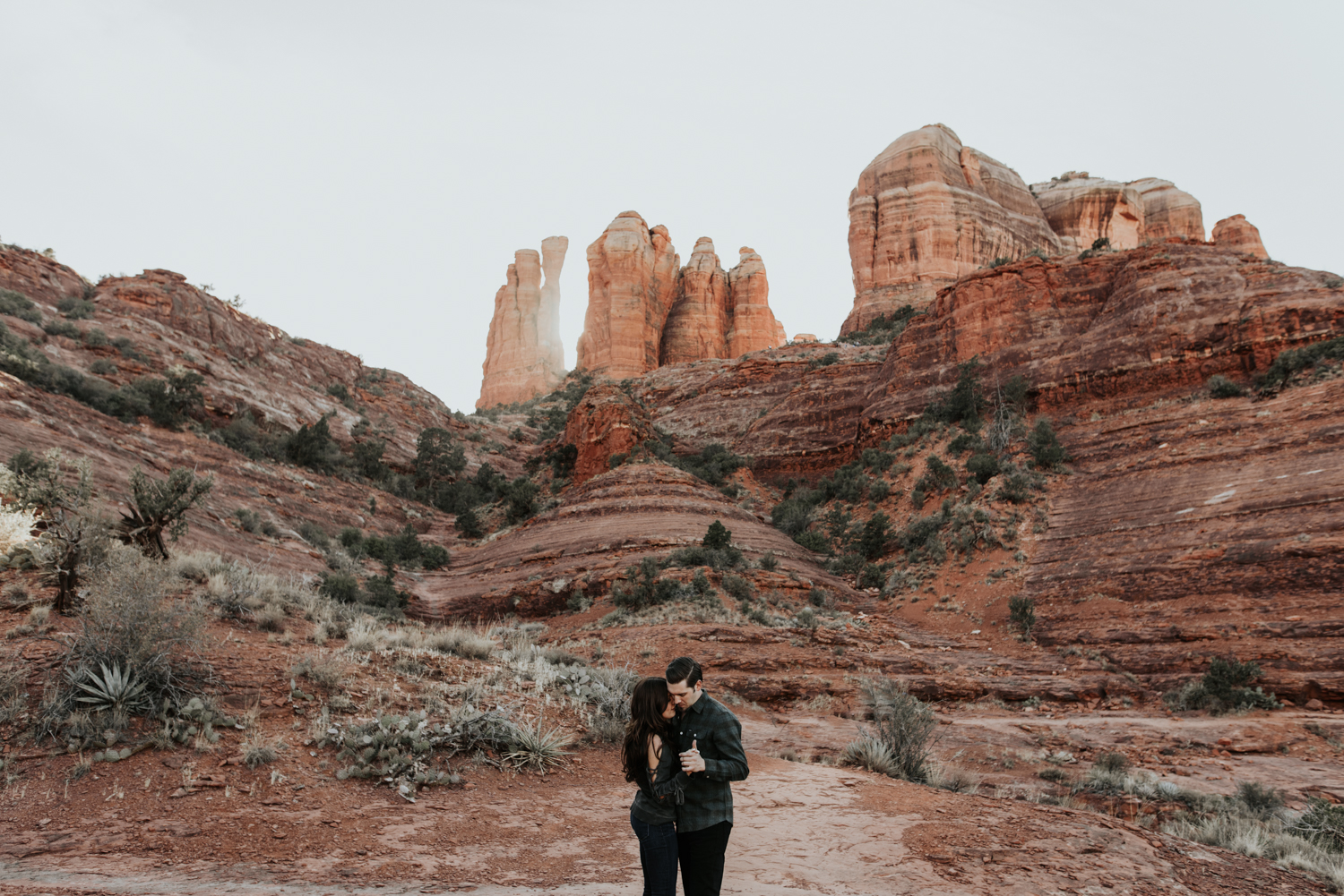 Couples Engagement Photographer, Adventure Engagement Session in Sedona, Arizona