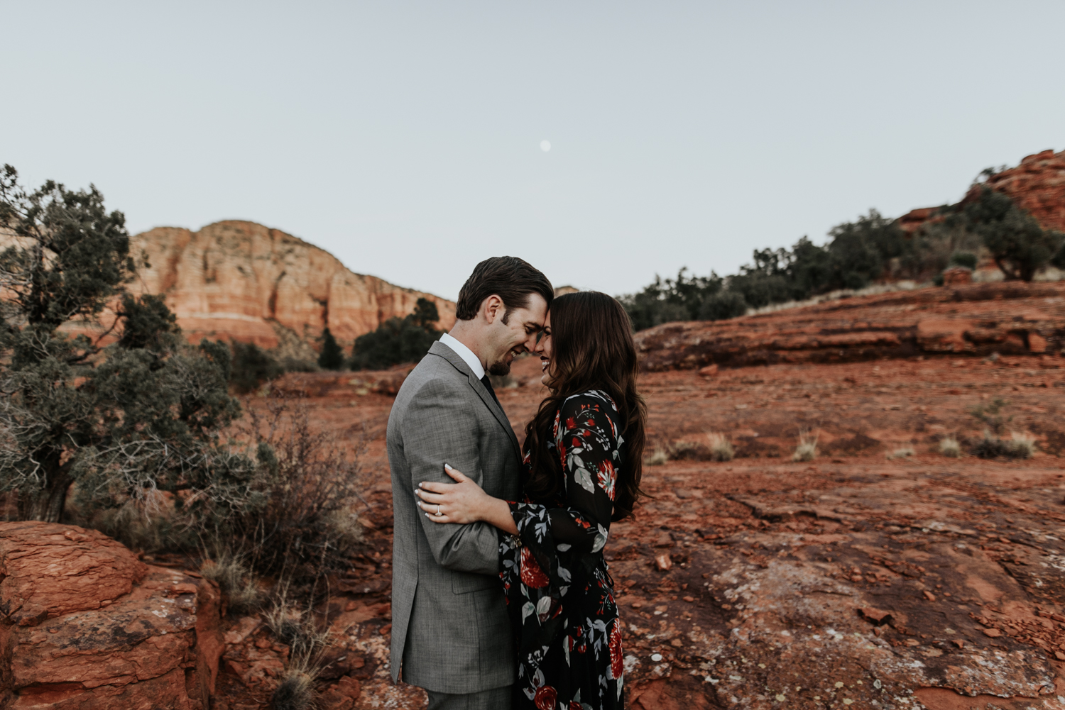 Couples Engagement Photographer, Adventure Engagement Session in Sedona, Arizona