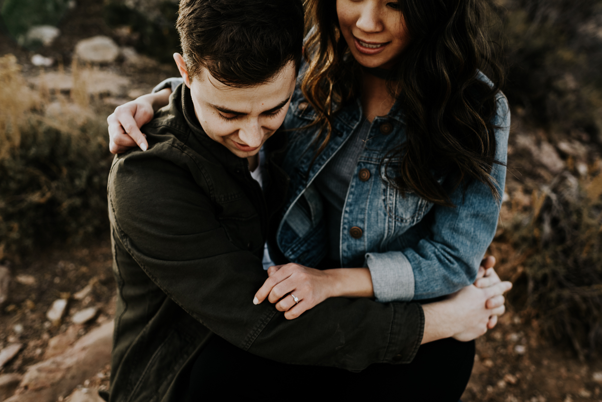 Couples Adventure Photography, Adventure Engagement Session at Grand Canyon National Park