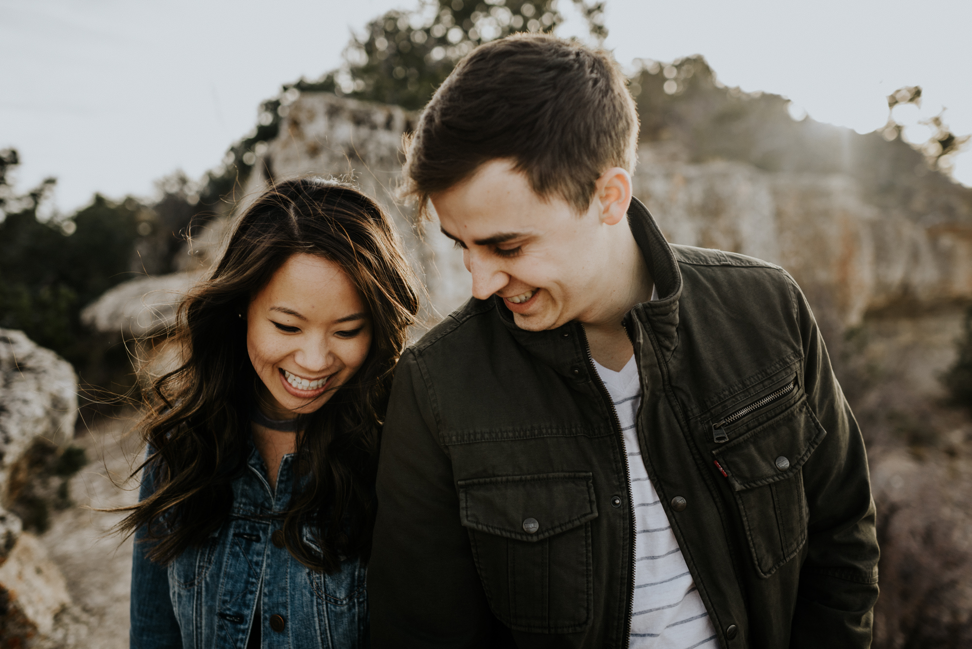 Couples Adventure Photography, Adventure Engagement Session at Grand Canyon National Park