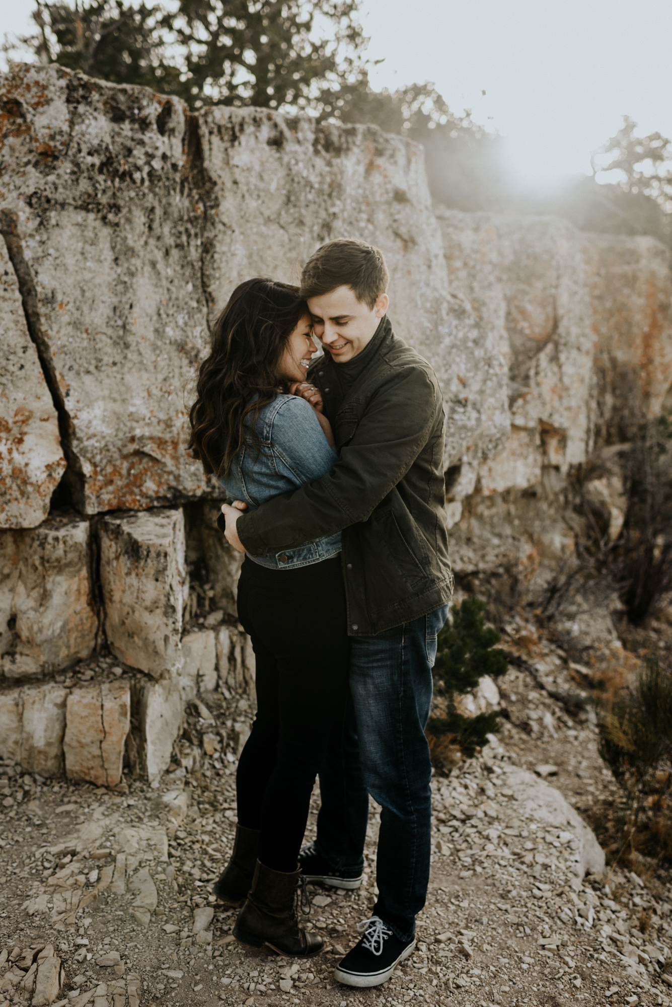 Couples Adventure Photography, Adventure Engagement Session at Grand Canyon National Park