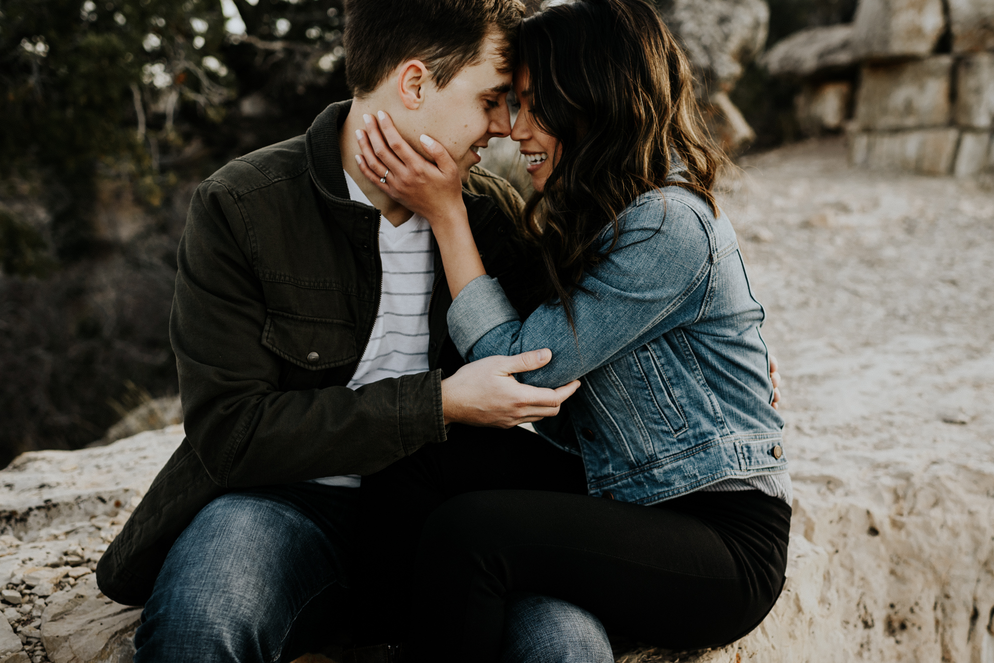 Couples Adventure Photography, Adventure Engagement Session at Grand Canyon National Park
