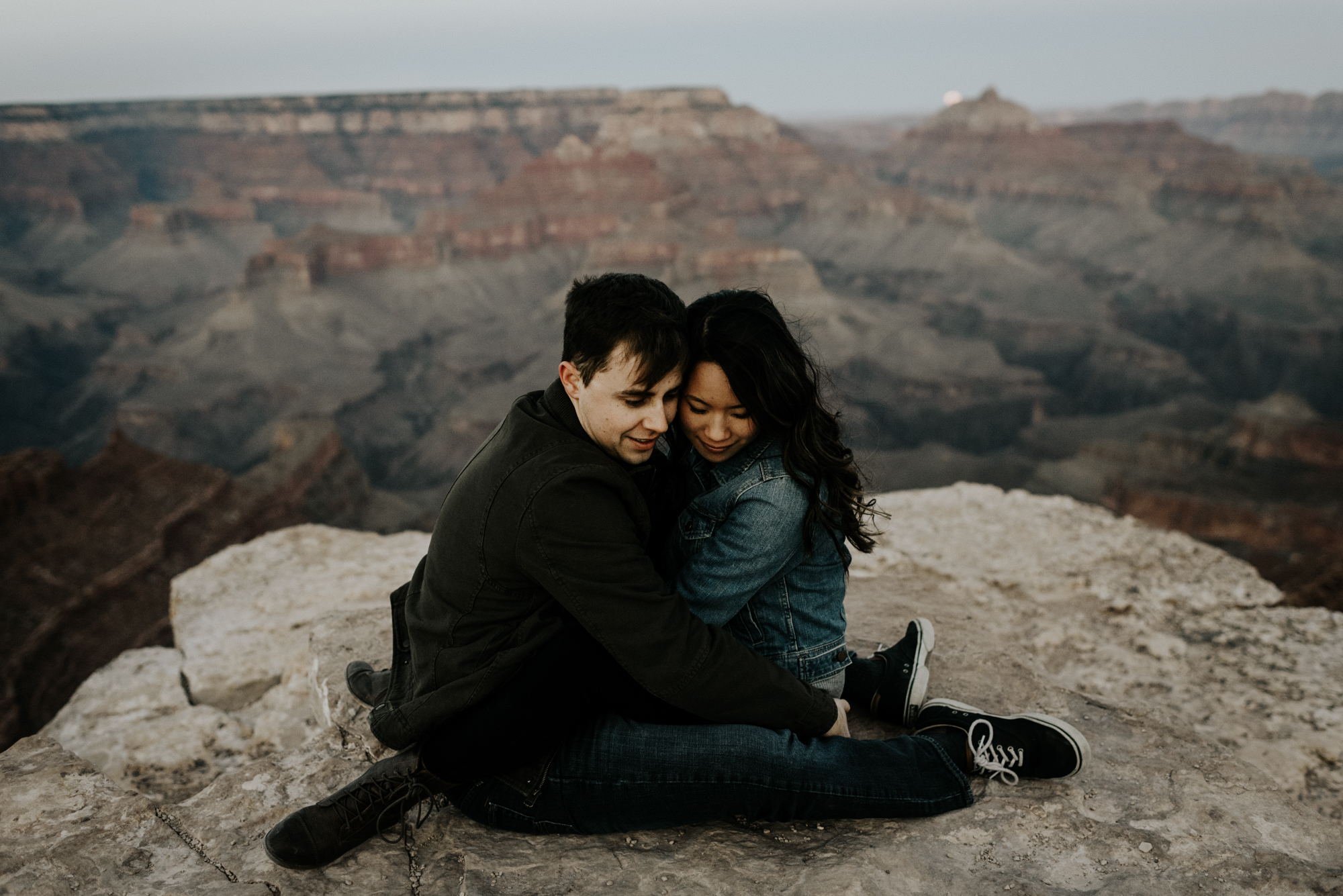 Couples Adventure Photography, Adventure Engagement Session at Grand Canyon National Park