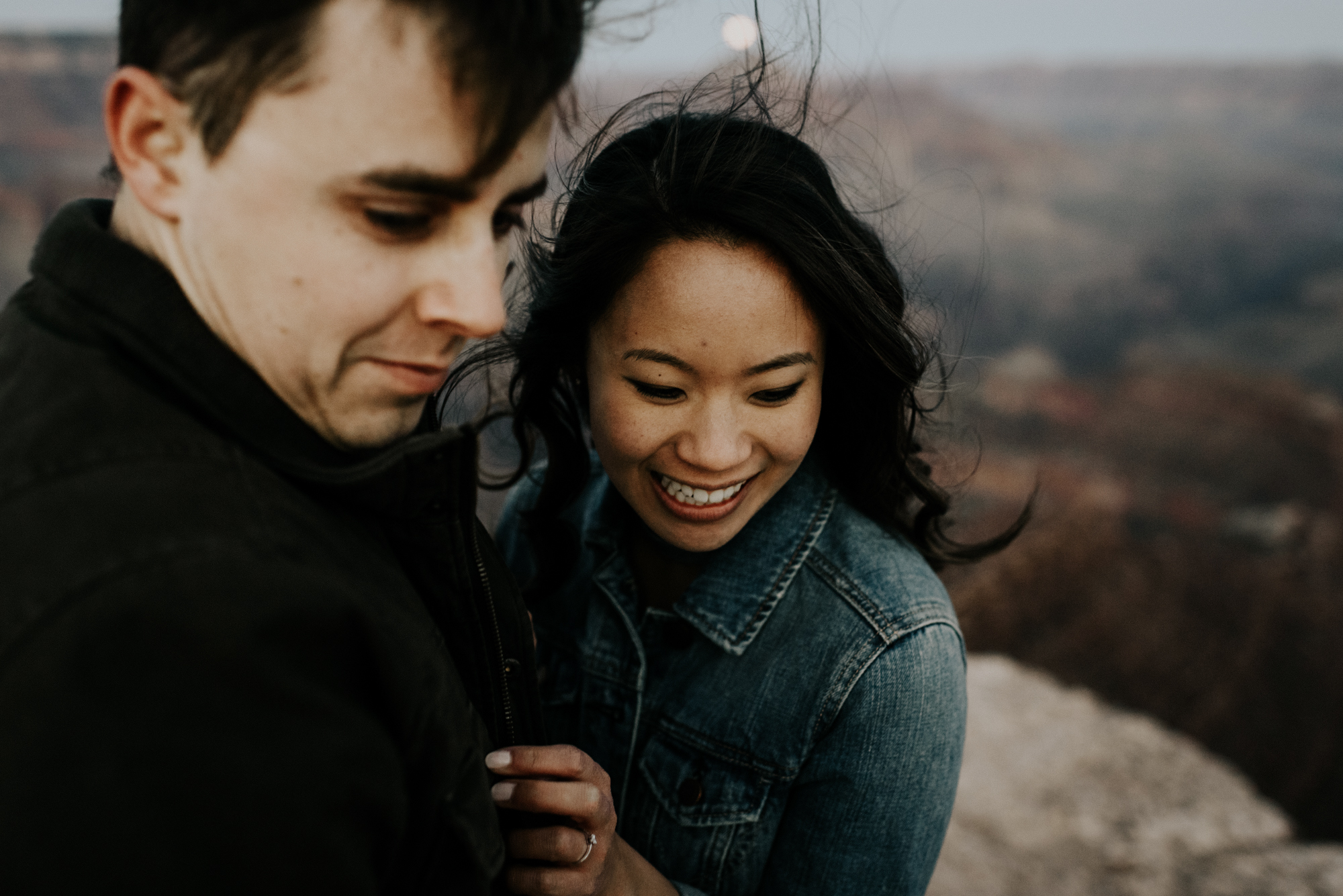 Couples Adventure Photography, Adventure Engagement Session at Grand Canyon National Park