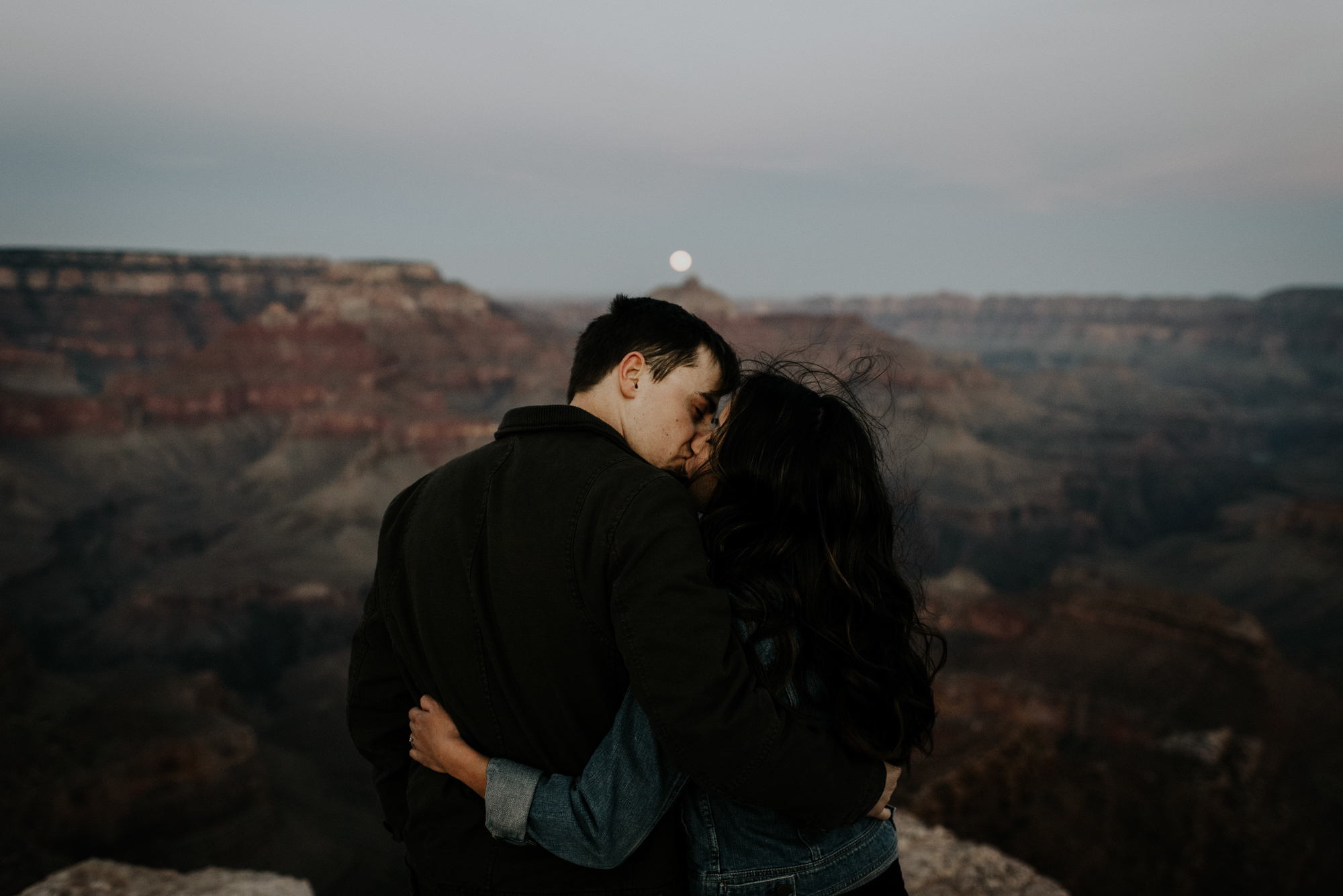 Couples Adventure Photography, Adventure Engagement Session at Grand Canyon National Park