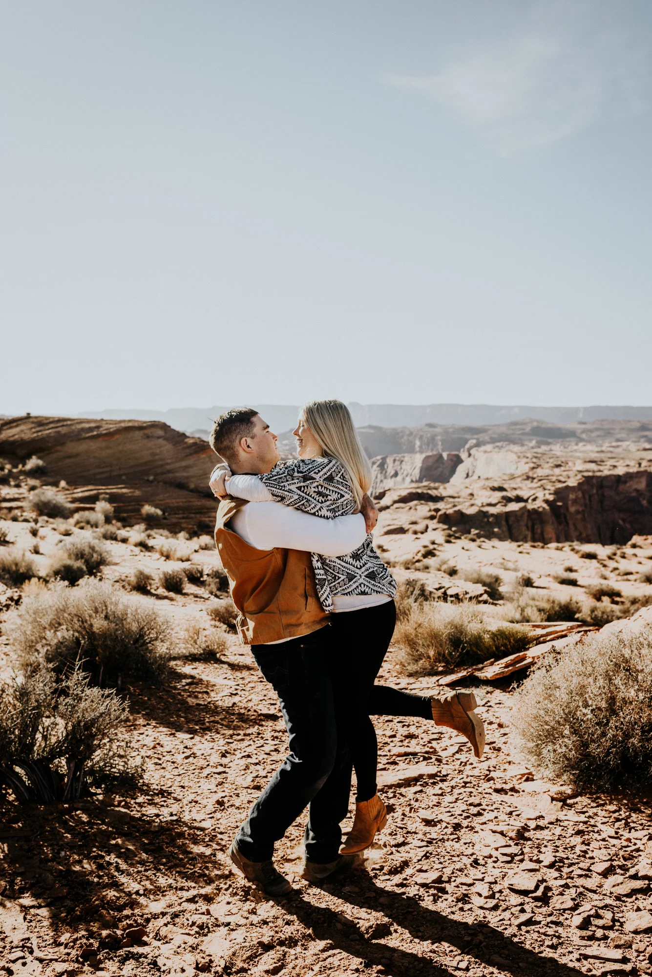 Anniversary Adventure Session, Elopement Photographer at Horseshoe Bend in Page, Arizona