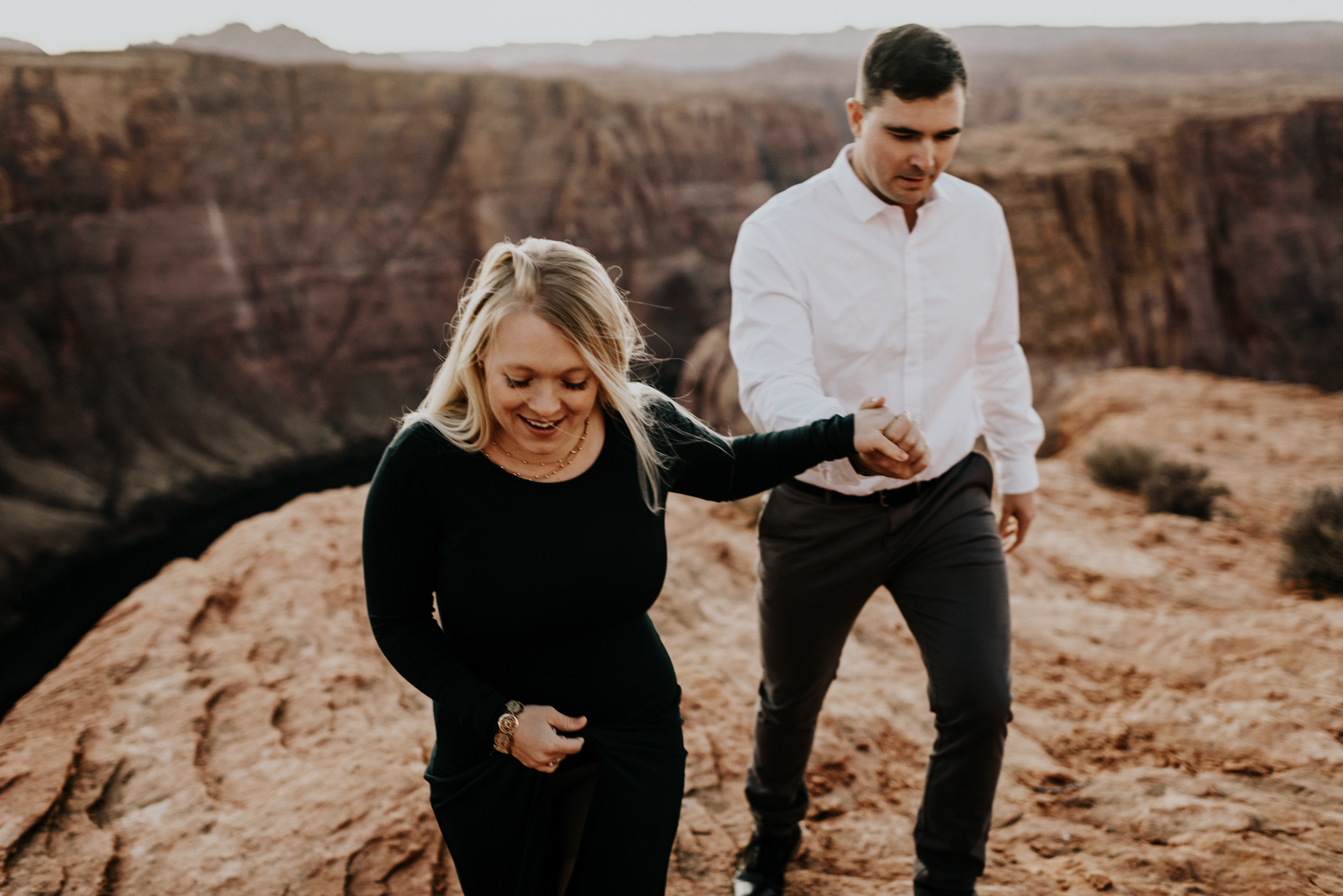 Anniversary Adventure Session, Elopement Photographer at Horseshoe Bend in Page, Arizona