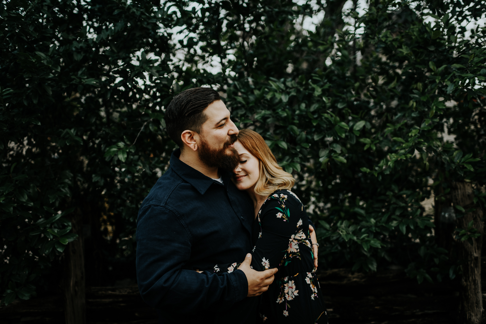 Adventurous Engagement Photographer at Sekrit Theater in Austin, Texas