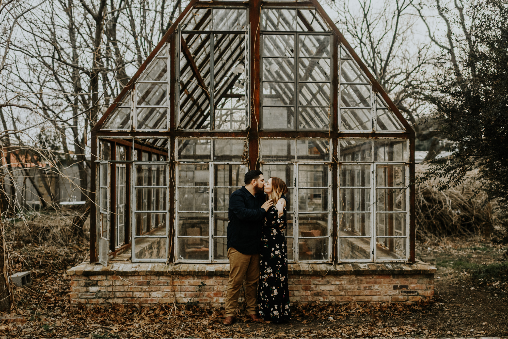 Adventurous Engagement Photographer at Sekrit Theater in Austin, Texas