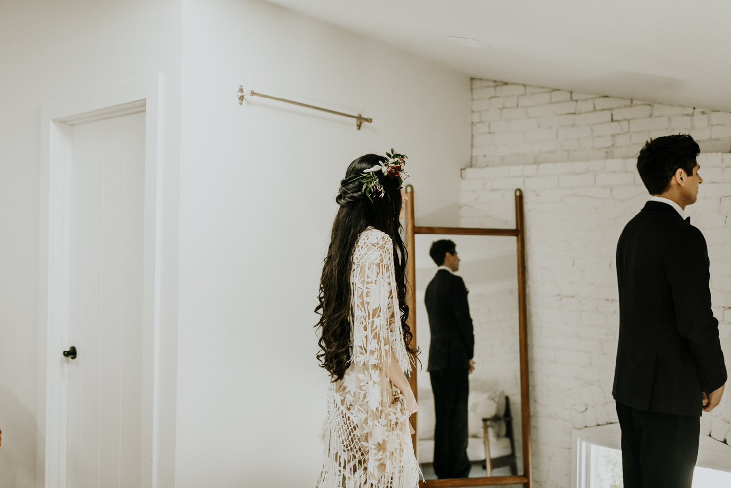 Intimate Bohemian Wedding at One Eleven East in Hutto, Texas