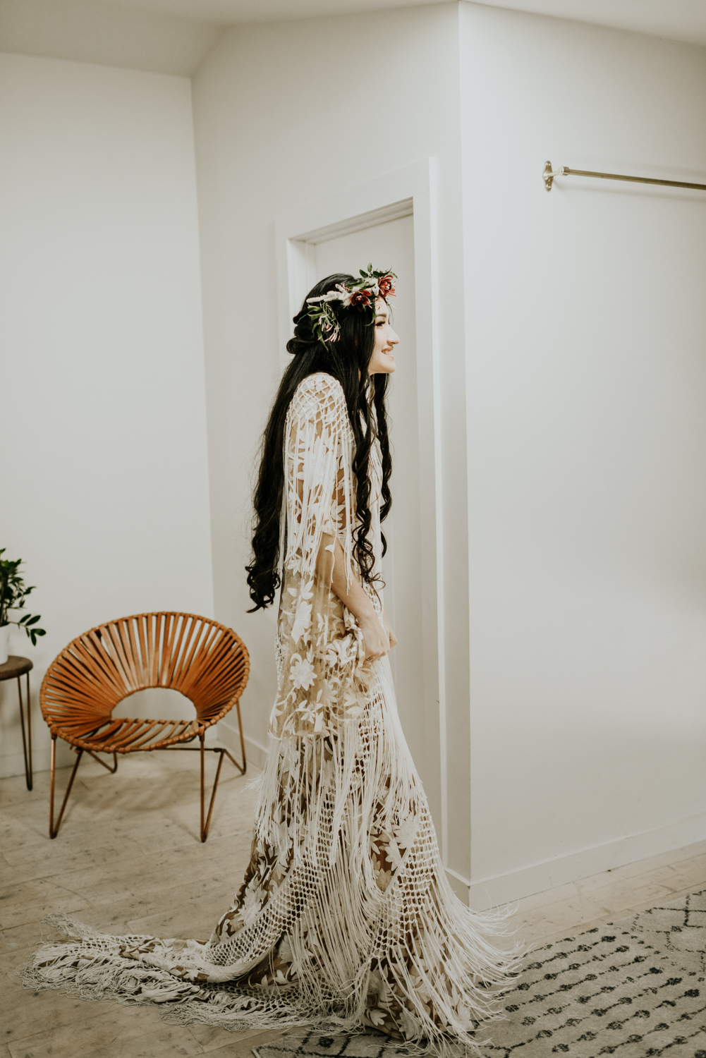 Intimate Bohemian Wedding at One Eleven East in Hutto, Texas