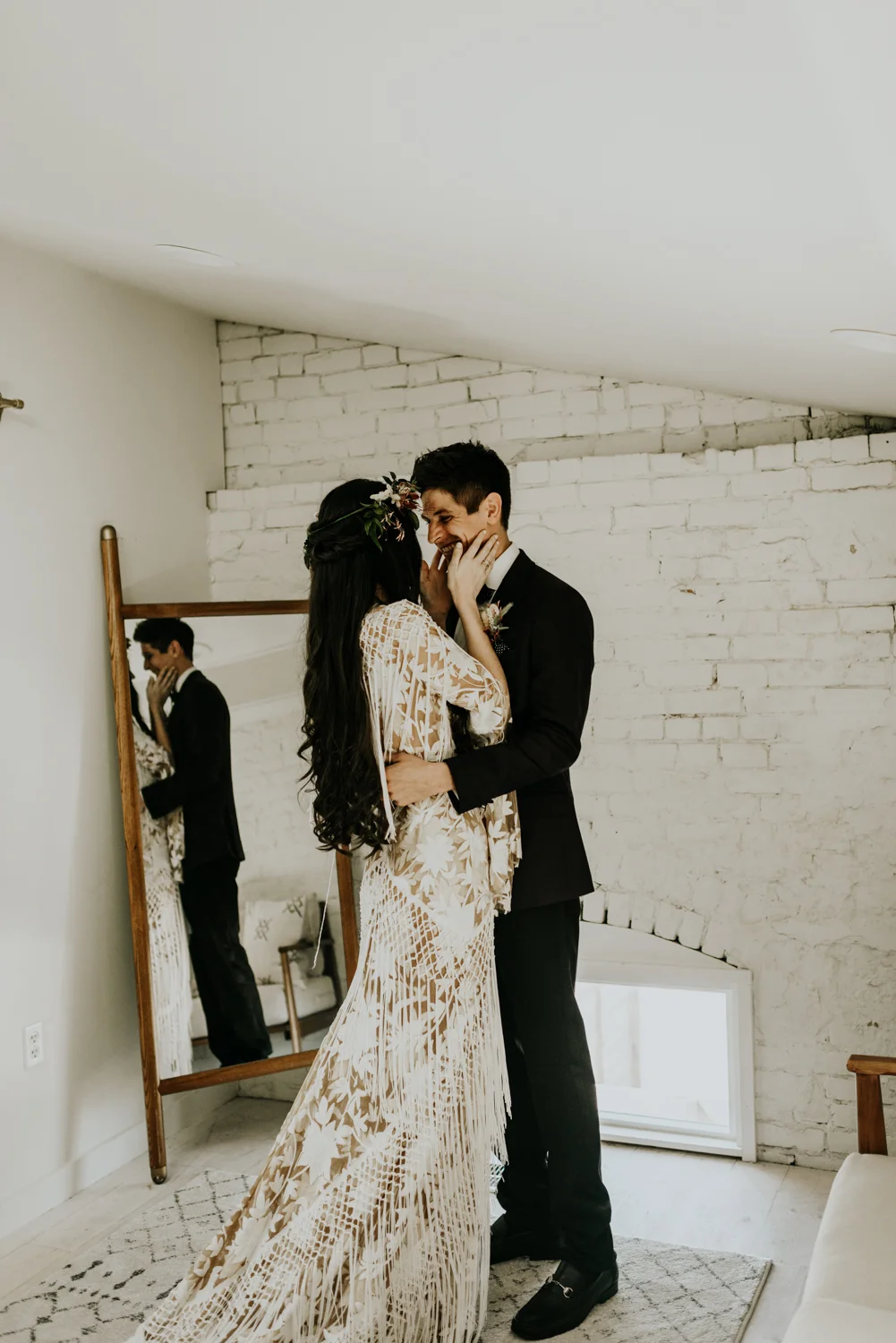 Intimate Bohemian Wedding at One Eleven East in Hutto, Texas