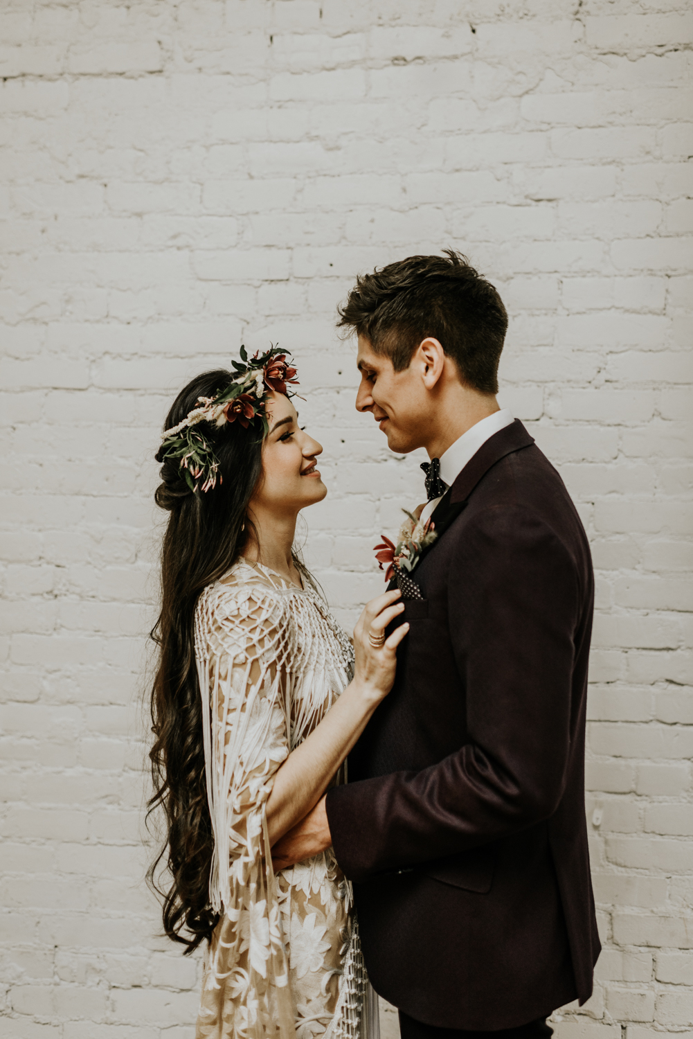 Intimate Bohemian Wedding at One Eleven East in Hutto, Texas