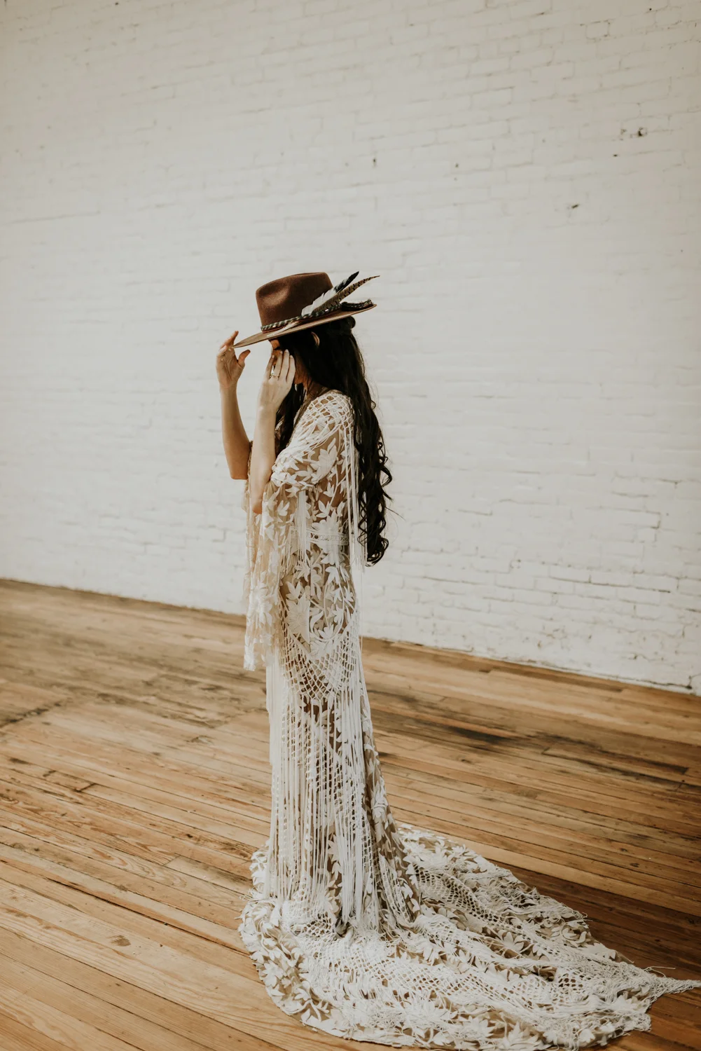 Intimate Bohemian Wedding at One Eleven East in Hutto, Texas