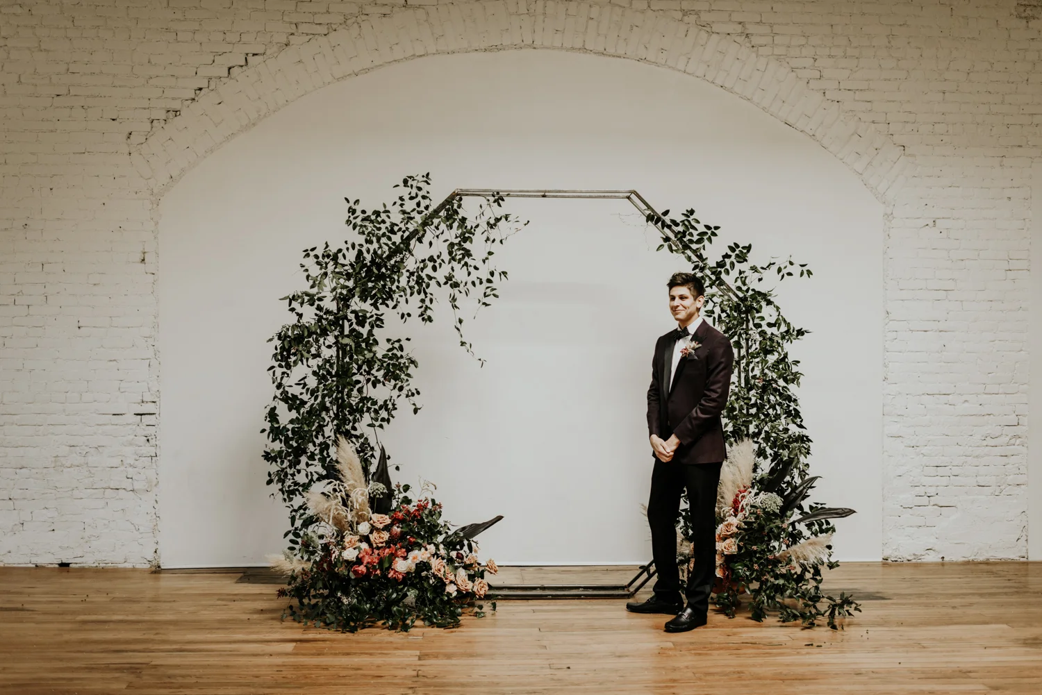 Intimate Bohemian Wedding at One Eleven East in Hutto, Texas