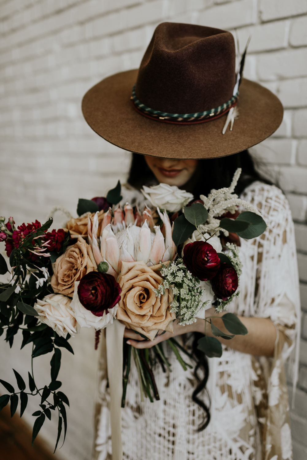 Intimate Bohemian Wedding at One Eleven East in Hutto, Texas