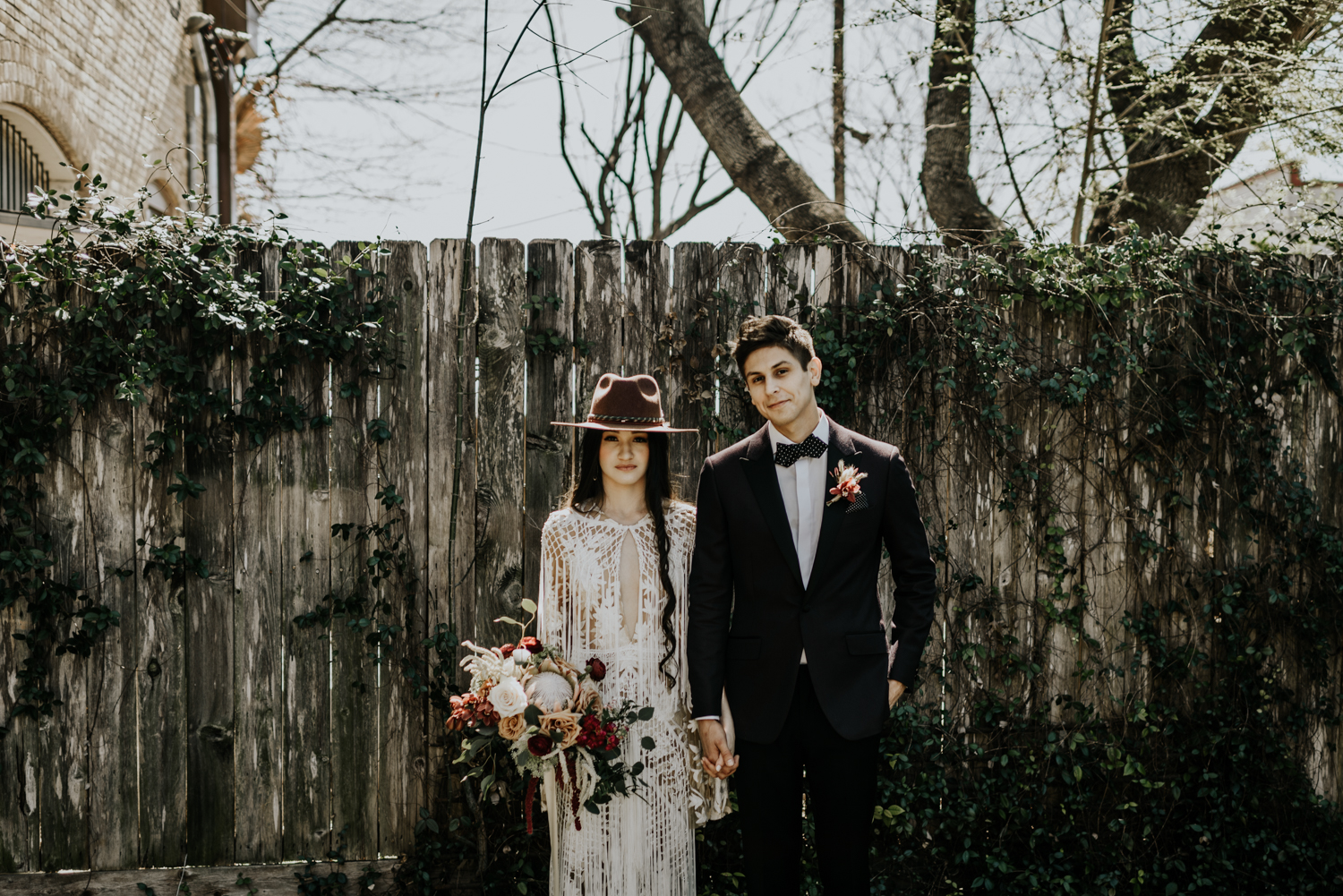 Intimate Bohemian Wedding at One Eleven East in Hutto, Texas