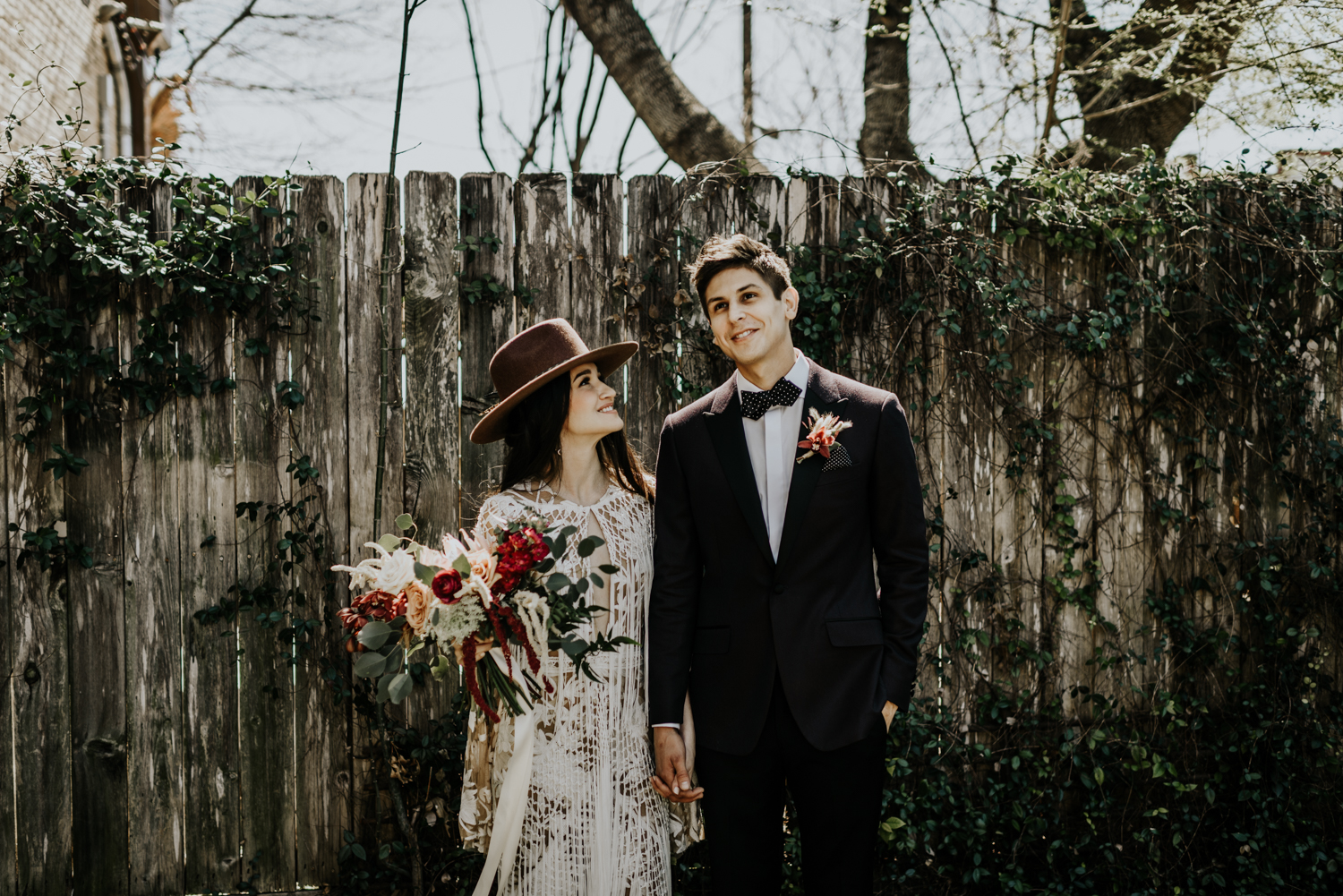 Intimate Bohemian Wedding at One Eleven East in Hutto, Texas