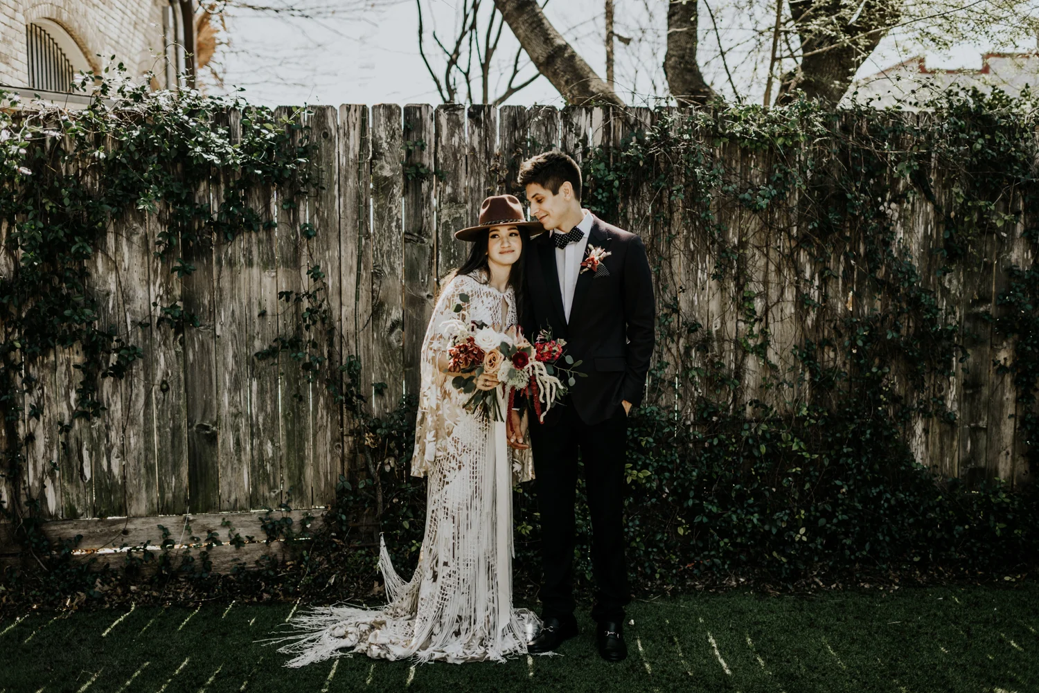 Intimate Bohemian Wedding at One Eleven East in Hutto, Texas