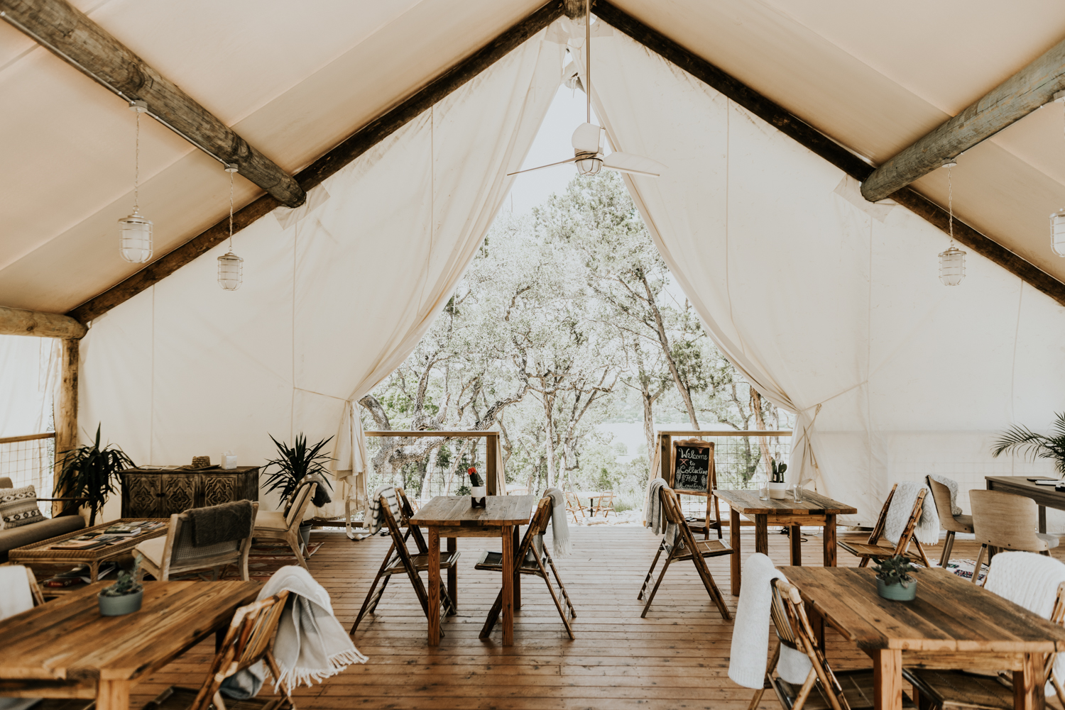 Texas Hill Country Adventurous Engagement Session at Collective Retreats and Pedernales Falls, Texas