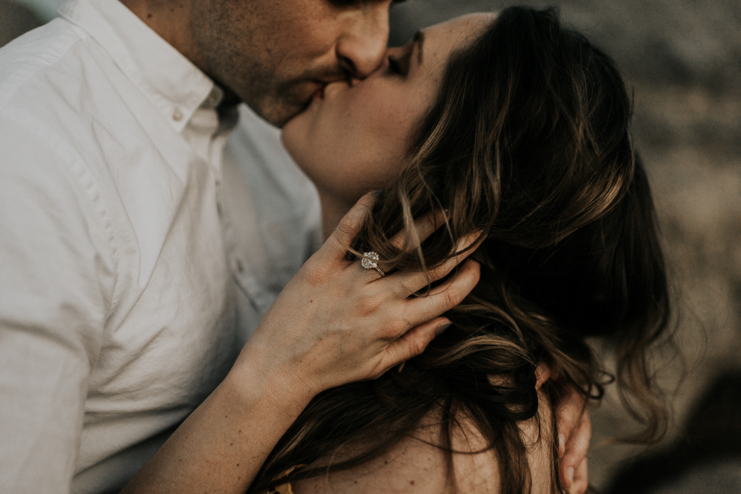 Texas Hill Country Adventurous Engagement Session at Collective Retreats and Pedernales Falls, Texas