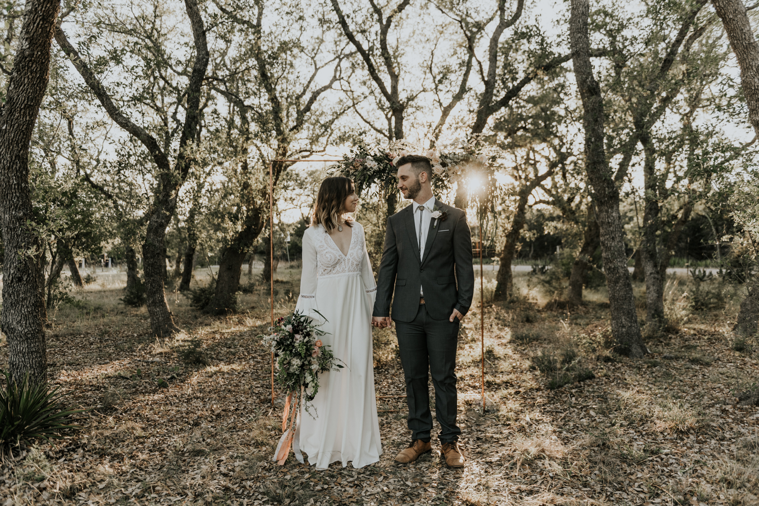 Intimate Vow Renewal in the Texas Hill Country