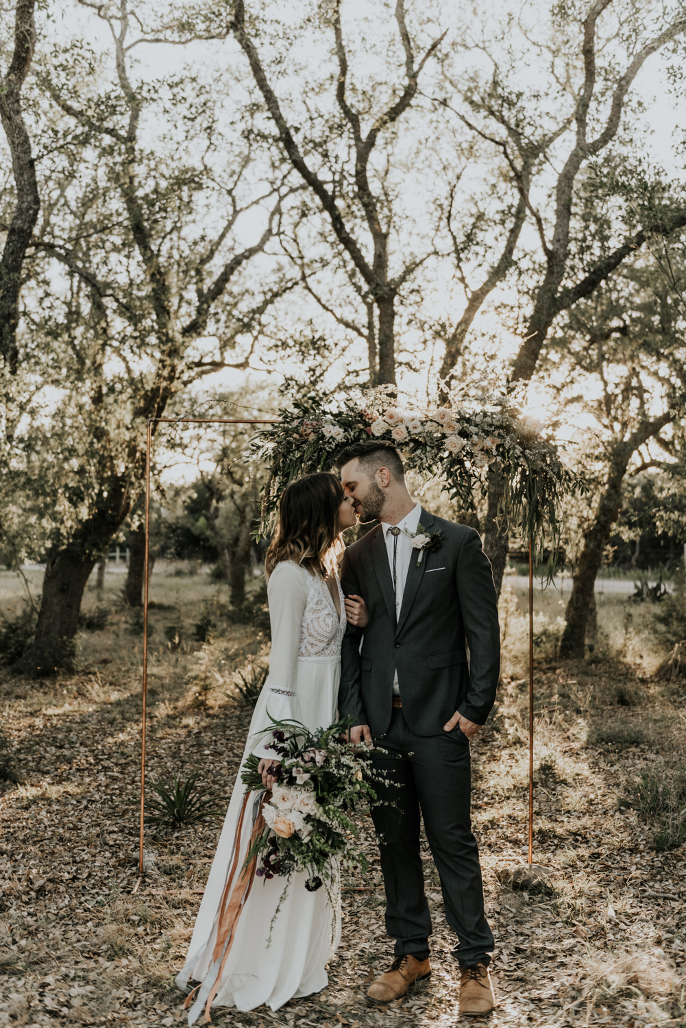 Intimate Vow Renewal in the Texas Hill Country