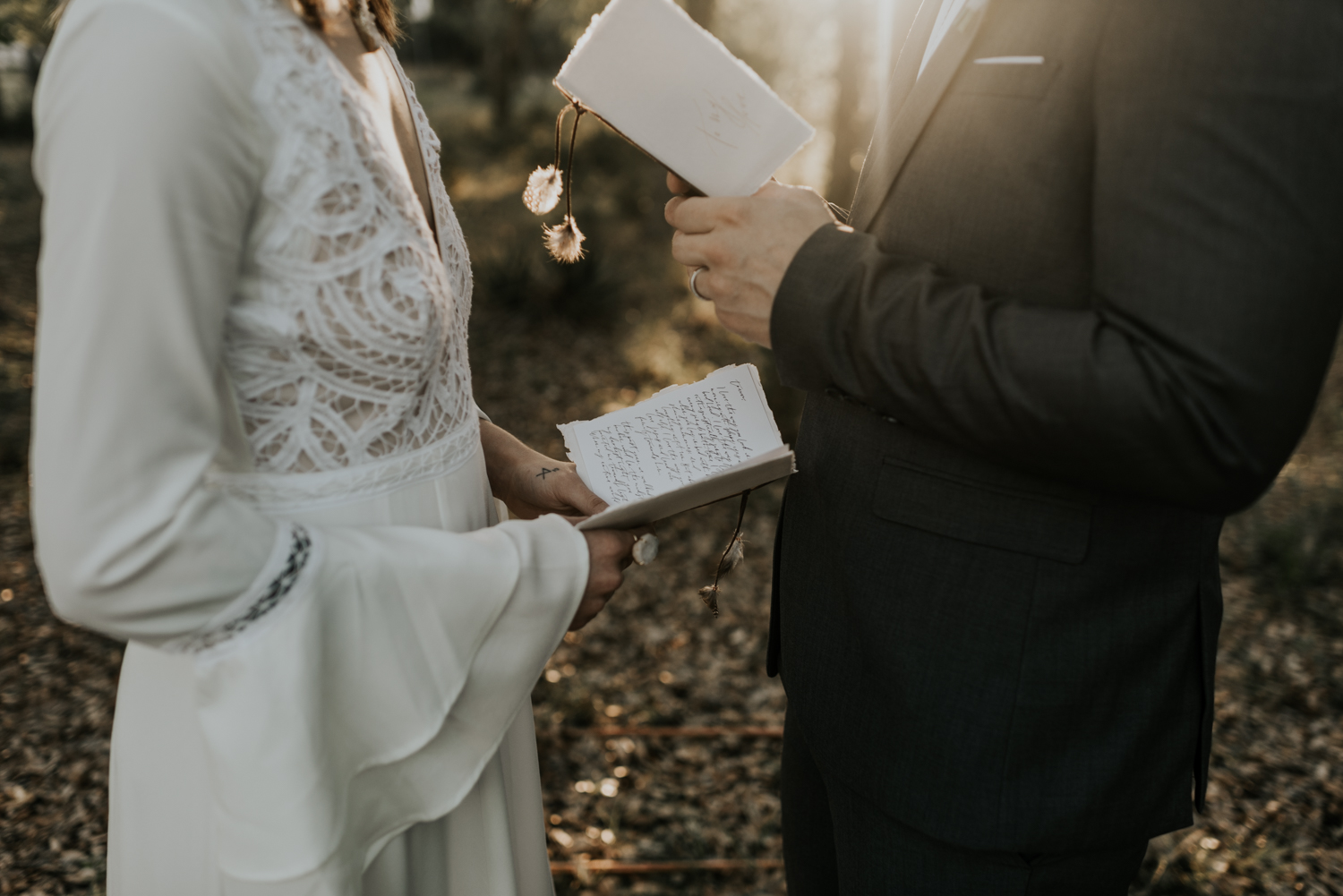 Intimate Vow Renewal in the Texas Hill Country