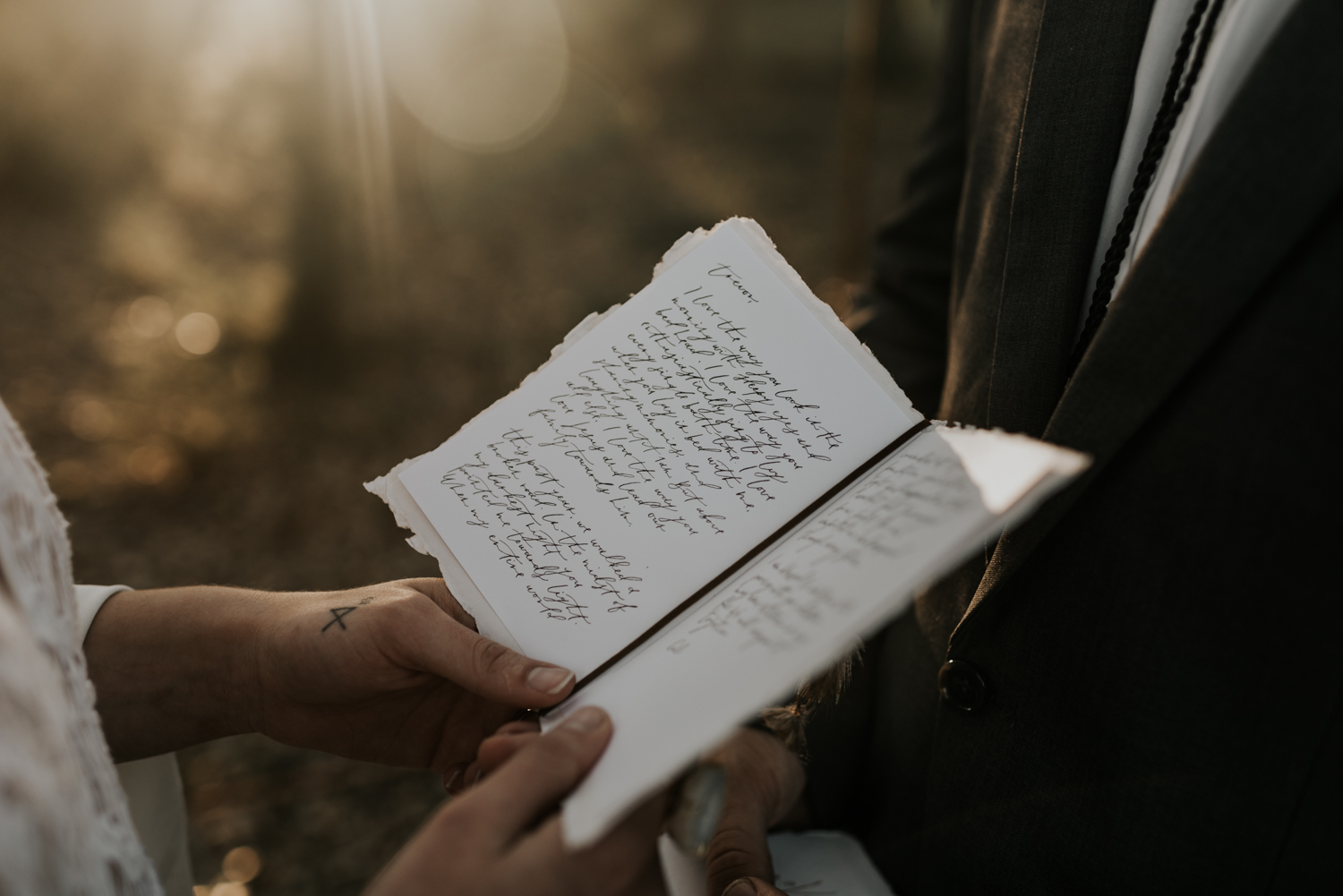 Intimate Vow Renewal in the Texas Hill Country