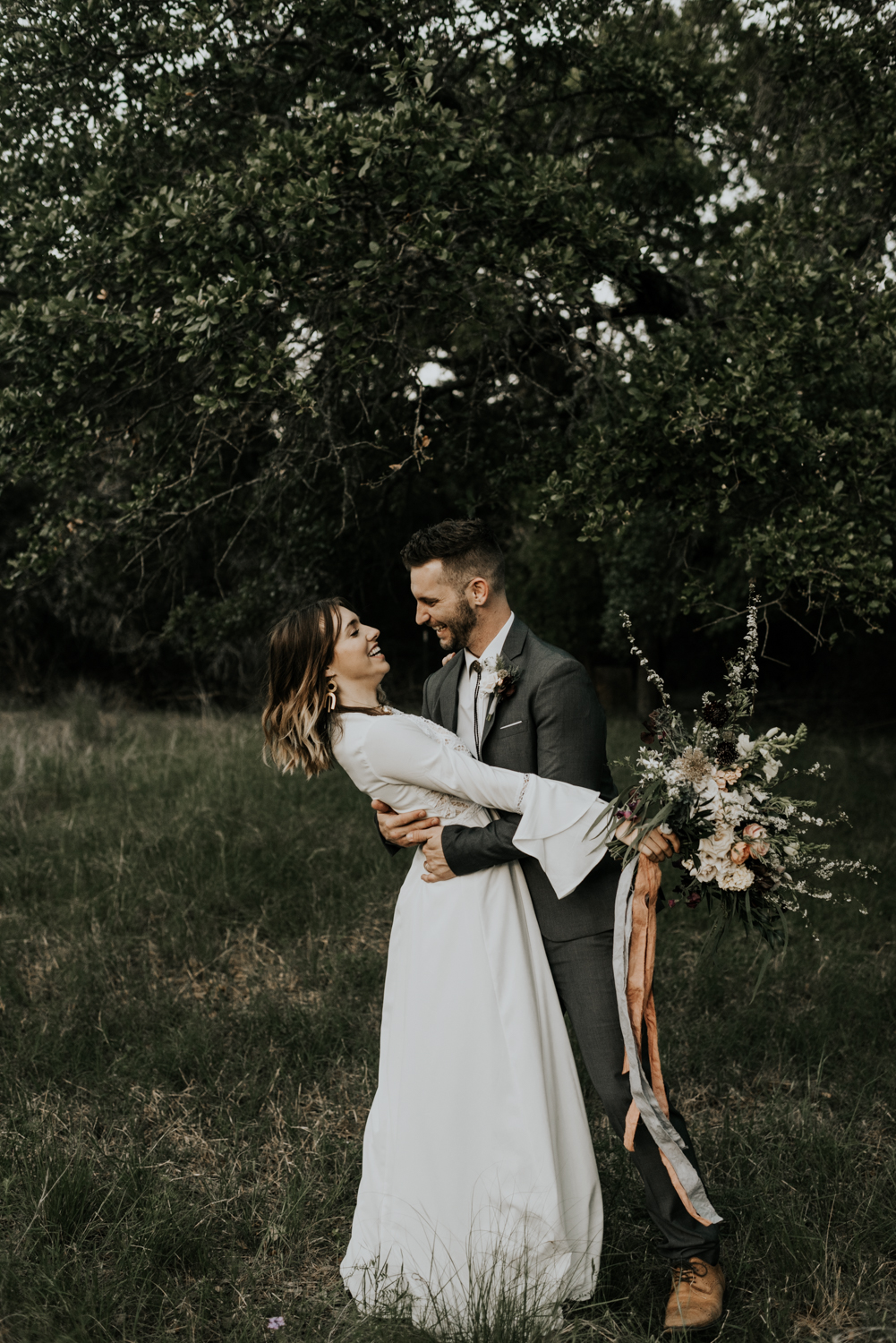 Intimate Vow Renewal in the Texas Hill Country