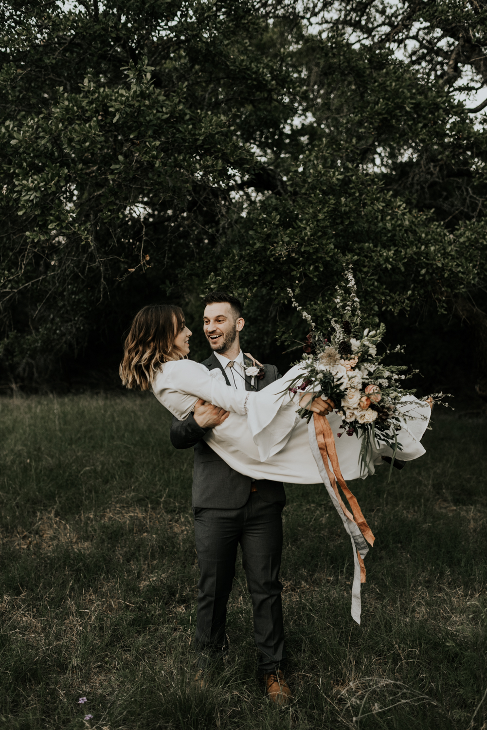 Intimate Vow Renewal in the Texas Hill Country