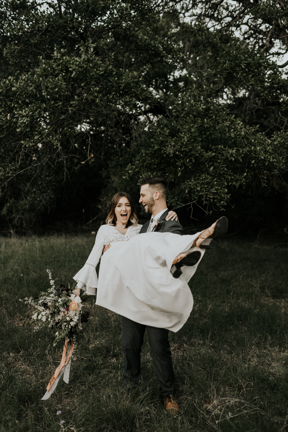 Intimate Vow Renewal in the Texas Hill Country