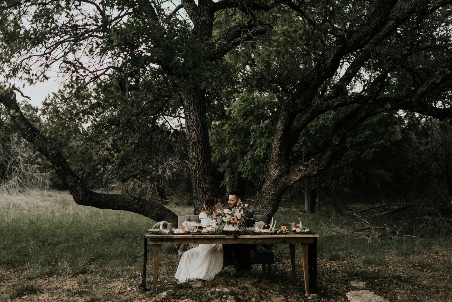 Intimate Vow Renewal in the Texas Hill Country