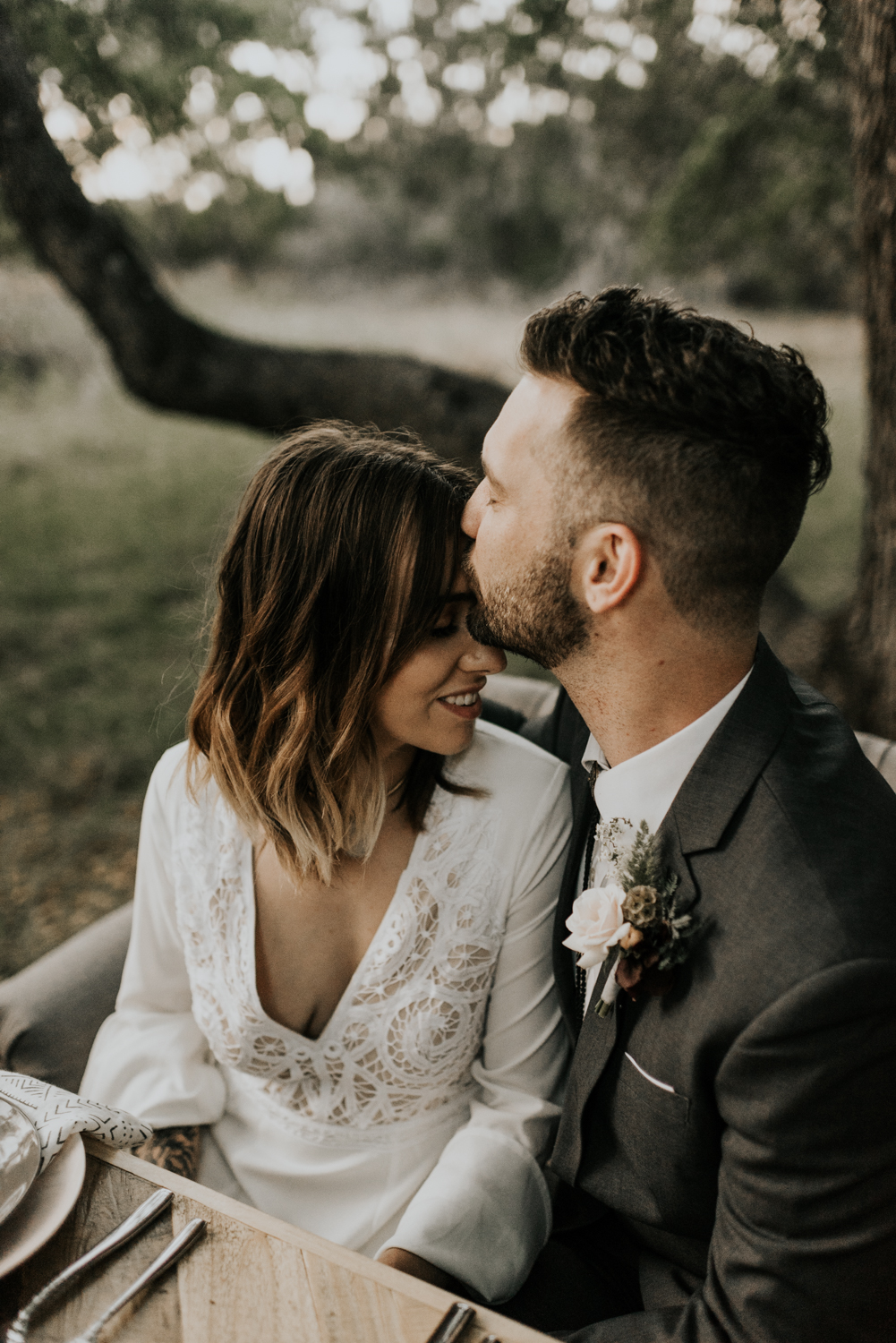 Intimate Vow Renewal in the Texas Hill Country