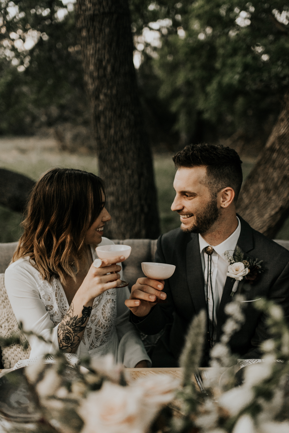 Intimate Vow Renewal in the Texas Hill Country