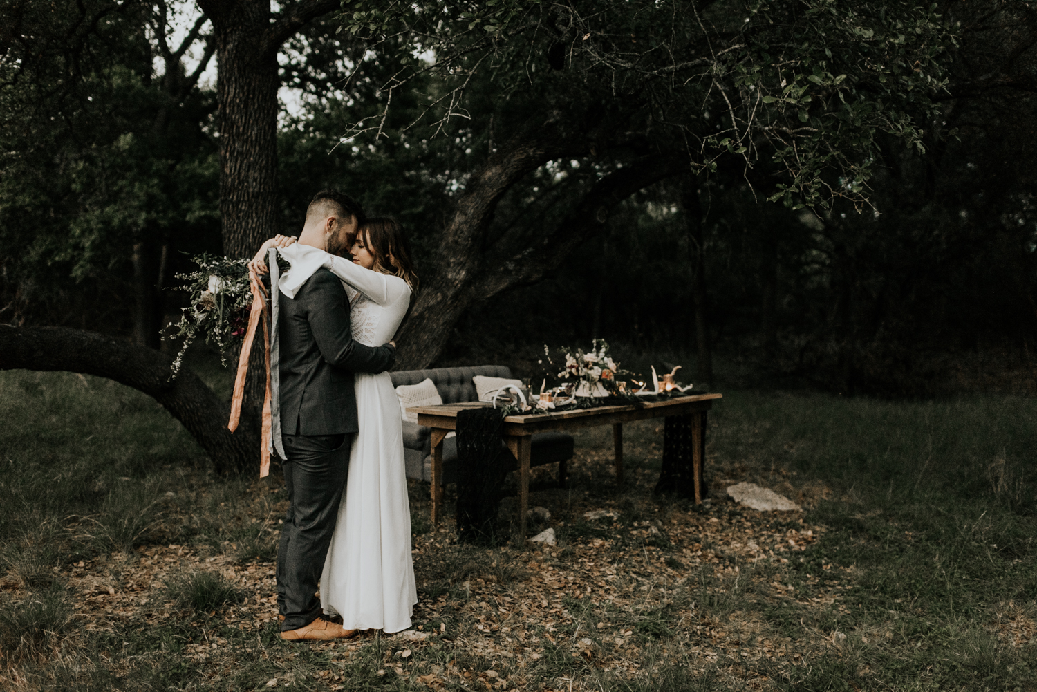 Intimate Vow Renewal in the Texas Hill Country