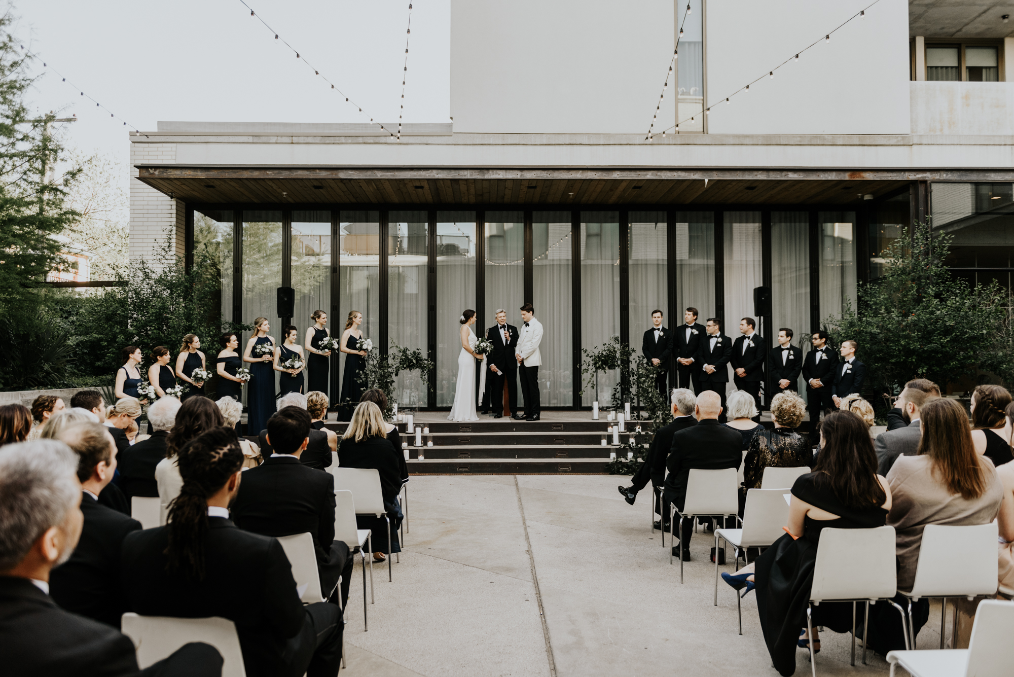 Intimate Wedding Ceremony Photos at South Congress Hotel in Austin, Texas