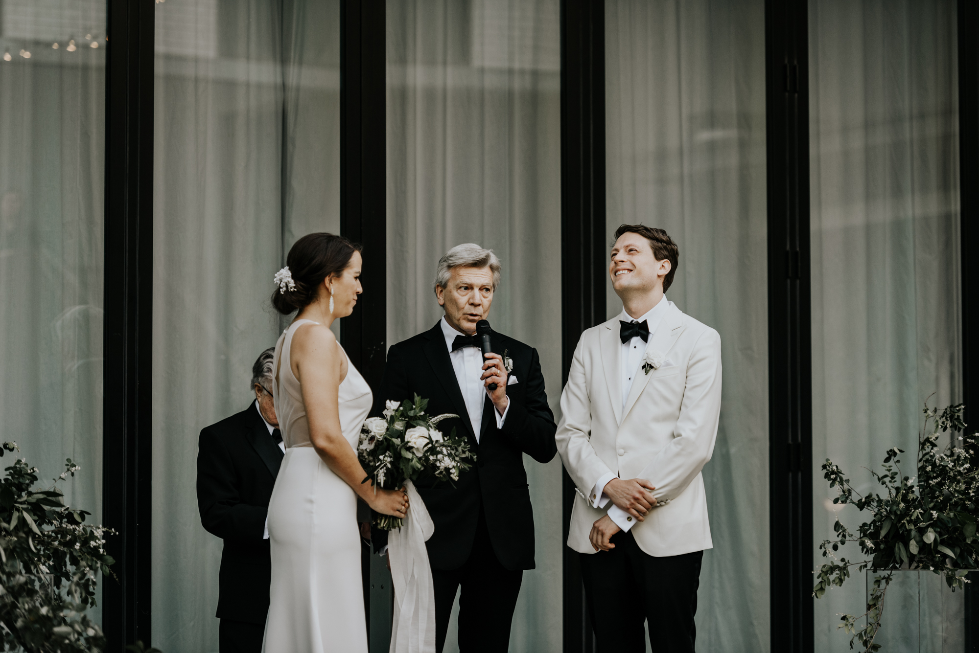 Intimate Wedding Ceremony Photos at South Congress Hotel in Austin, Texas