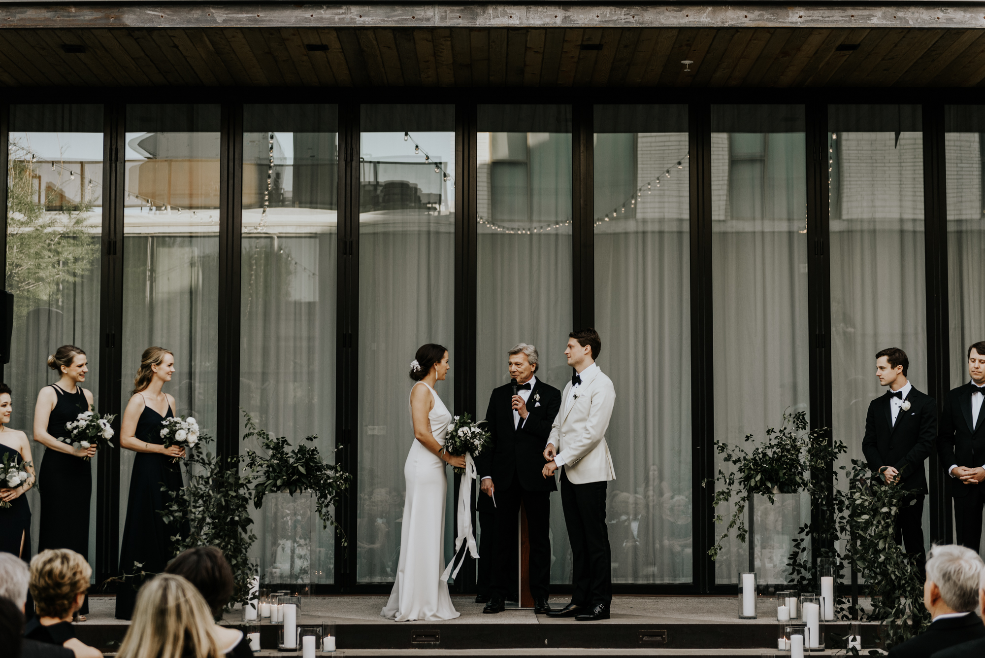 Intimate Wedding Ceremony Photos at South Congress Hotel in Austin, Texas