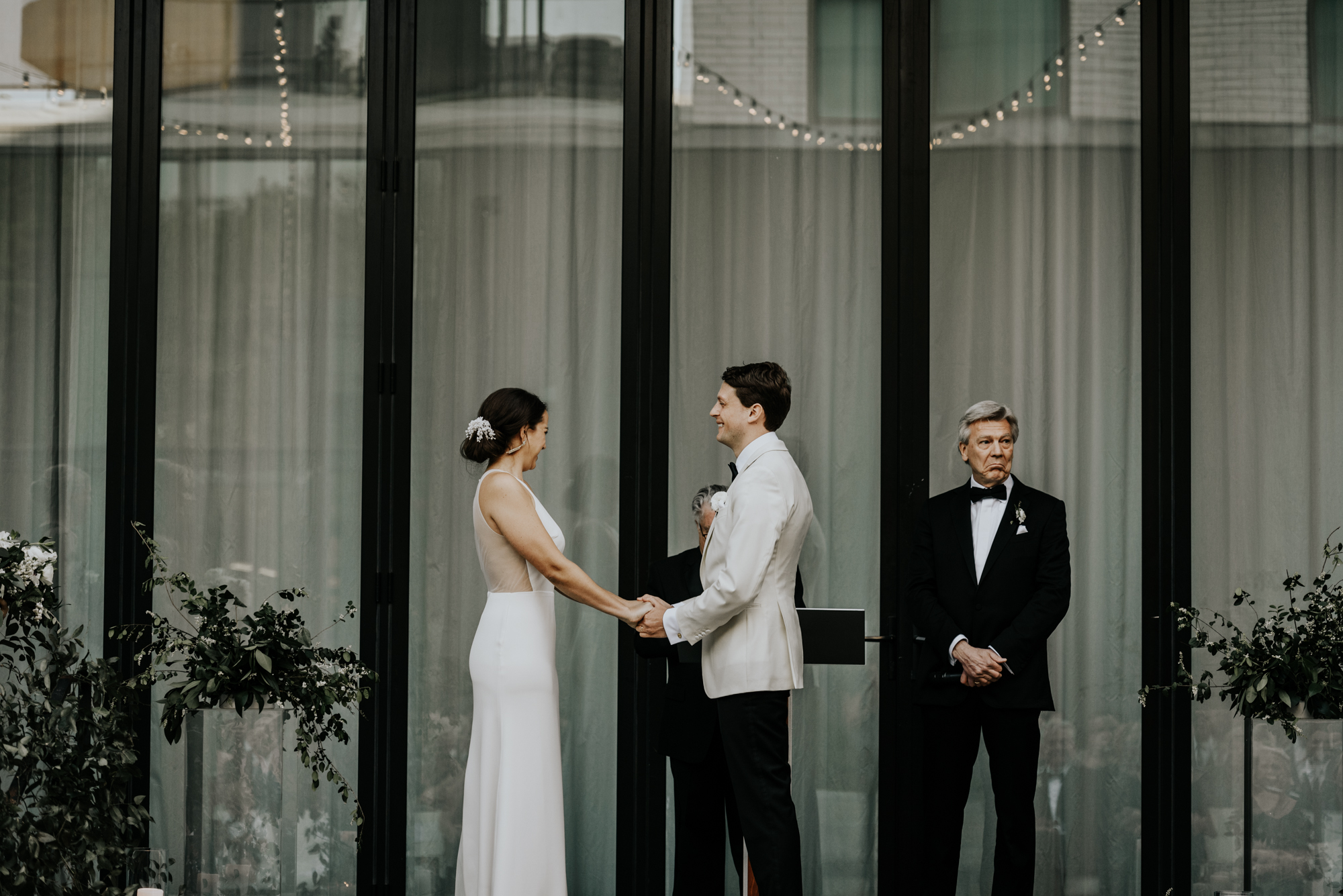 Intimate Wedding Ceremony Photos at South Congress Hotel in Austin, Texas