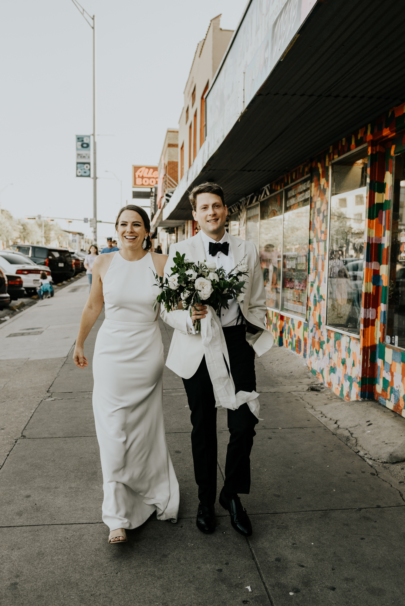 Intimate Wedding Bride and Groom Portraits Austin Texas